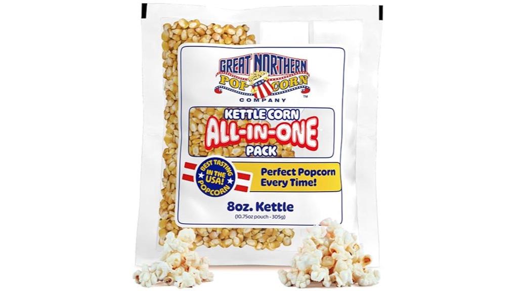 kettle corn popcorn packets