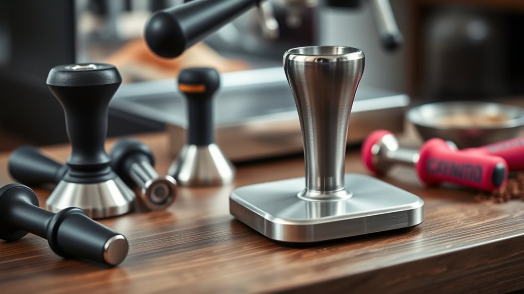 key features for espresso tampers