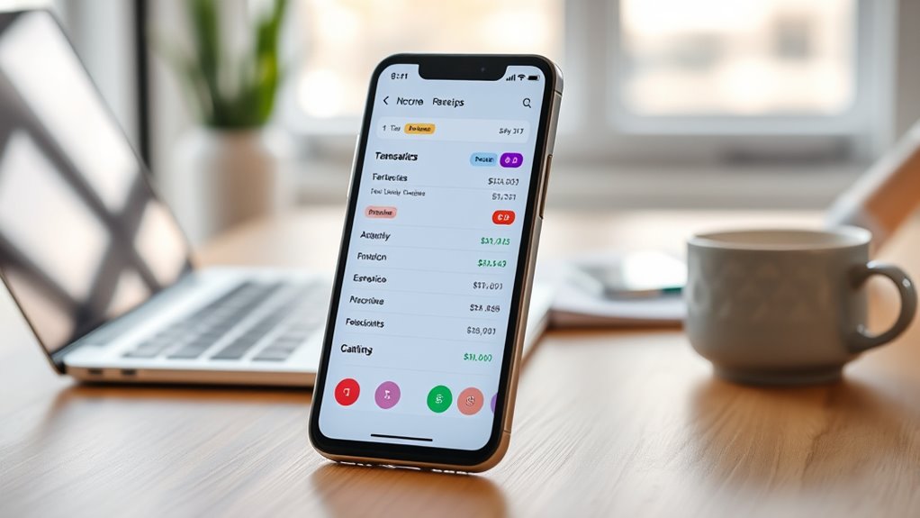 key features for receipt apps