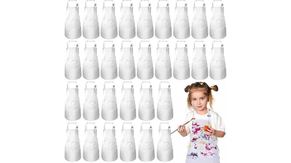 kids adjustable art aprons