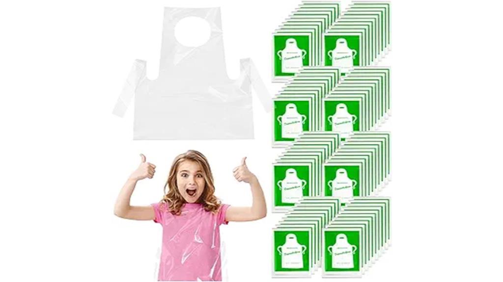 kids disposable apron protection