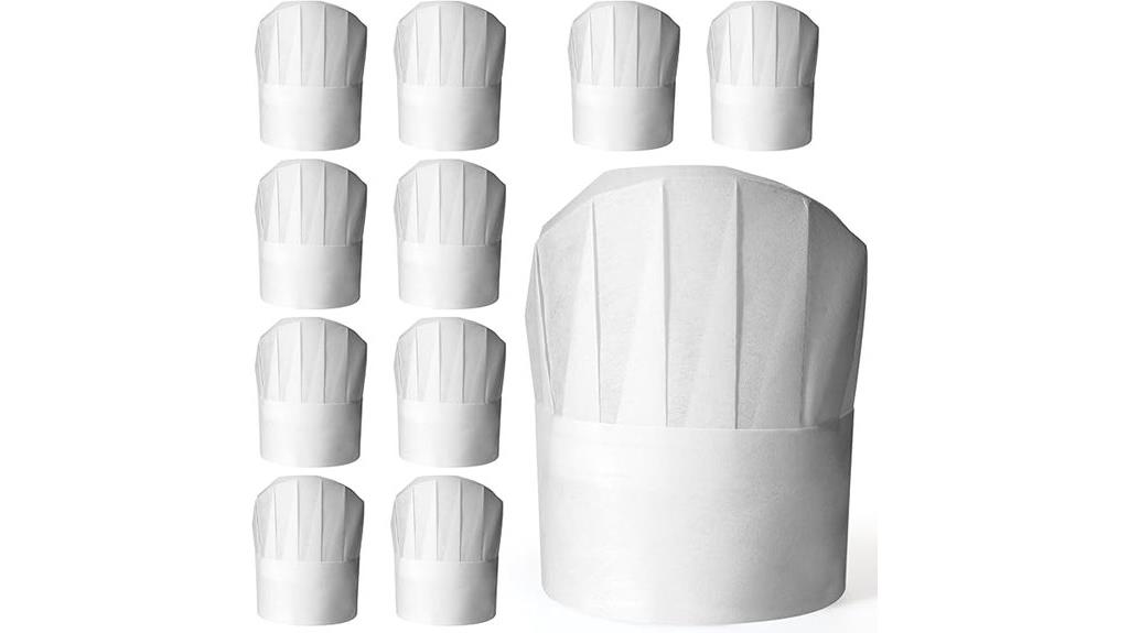kids disposable bakery hats