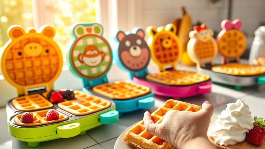 kids fun waffle makers