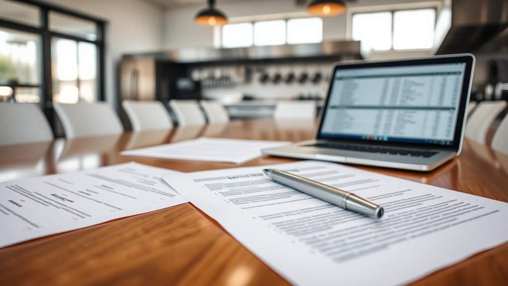 kitchen agreements key terms