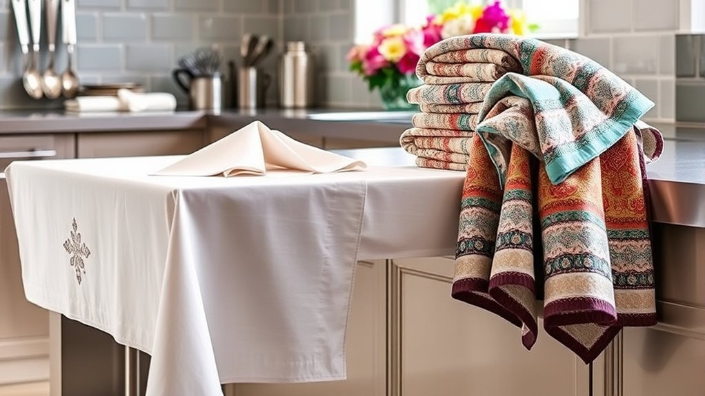 kitchen linen selection essentials