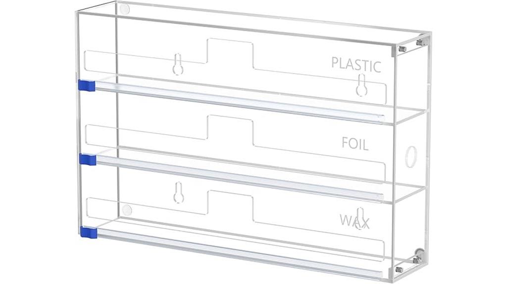 kitchen wrap dispenser organizer