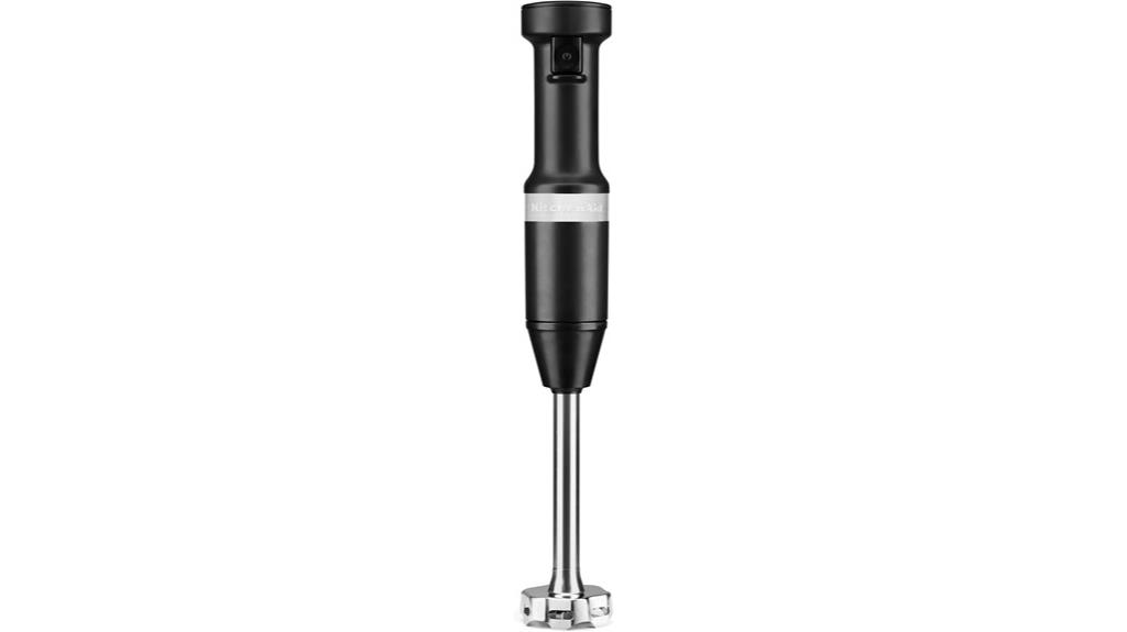 kitchenaid hand blender matte black