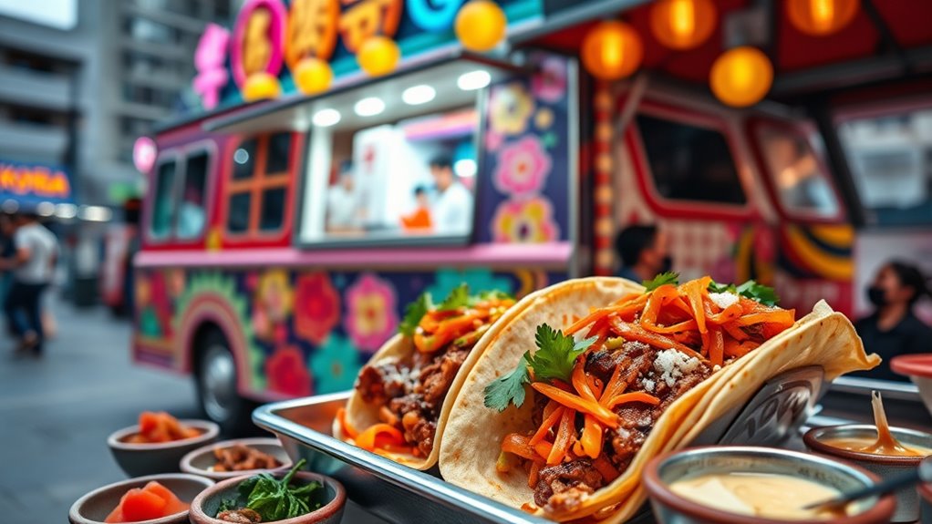 korean tacos and banchan