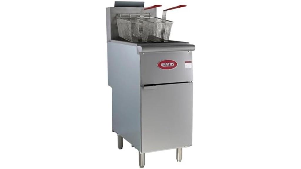 kratos 40lb capacity fryer