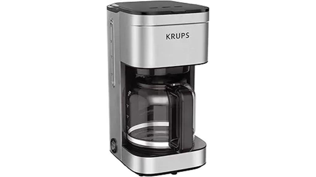 krups silver 10 cup coffee maker