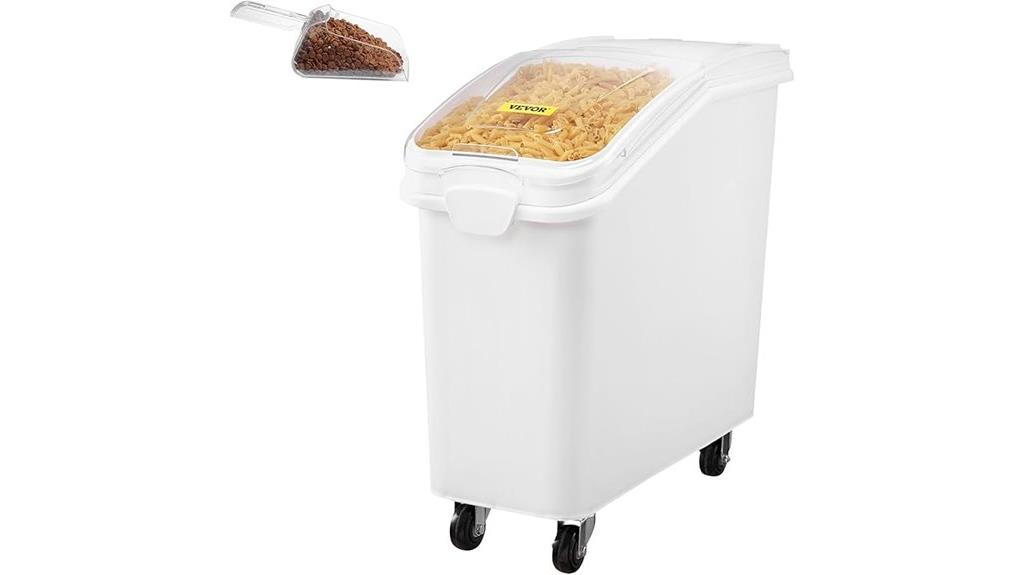 large 21 gallon ingredient bin