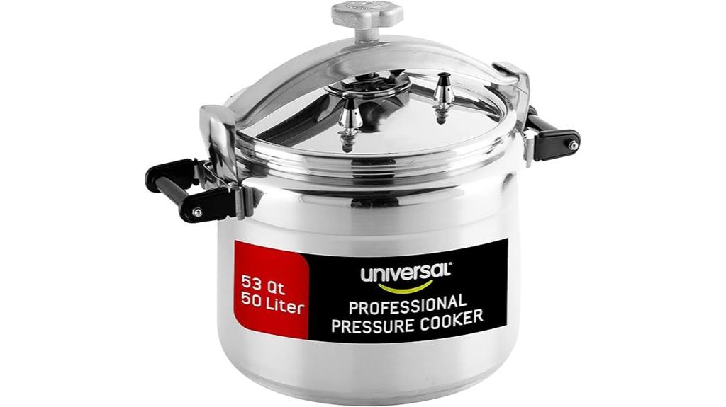 large aluminum pressure cooker