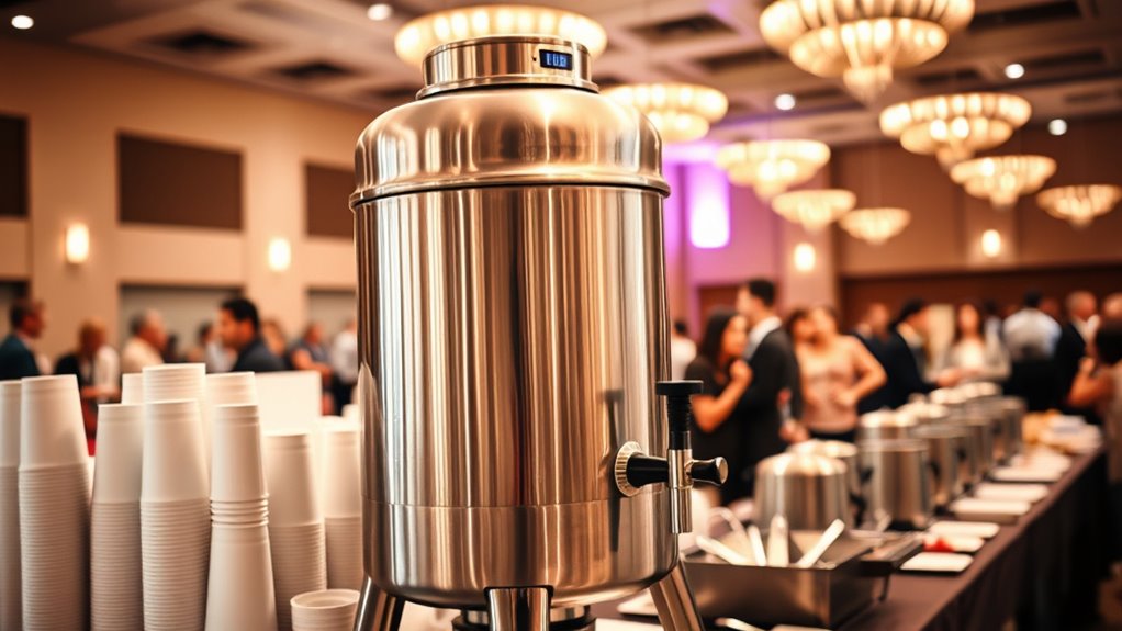 large capacity coffee urn