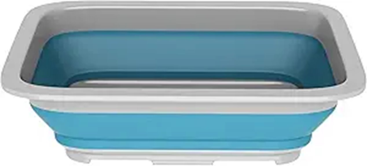 large collapsible wash bin