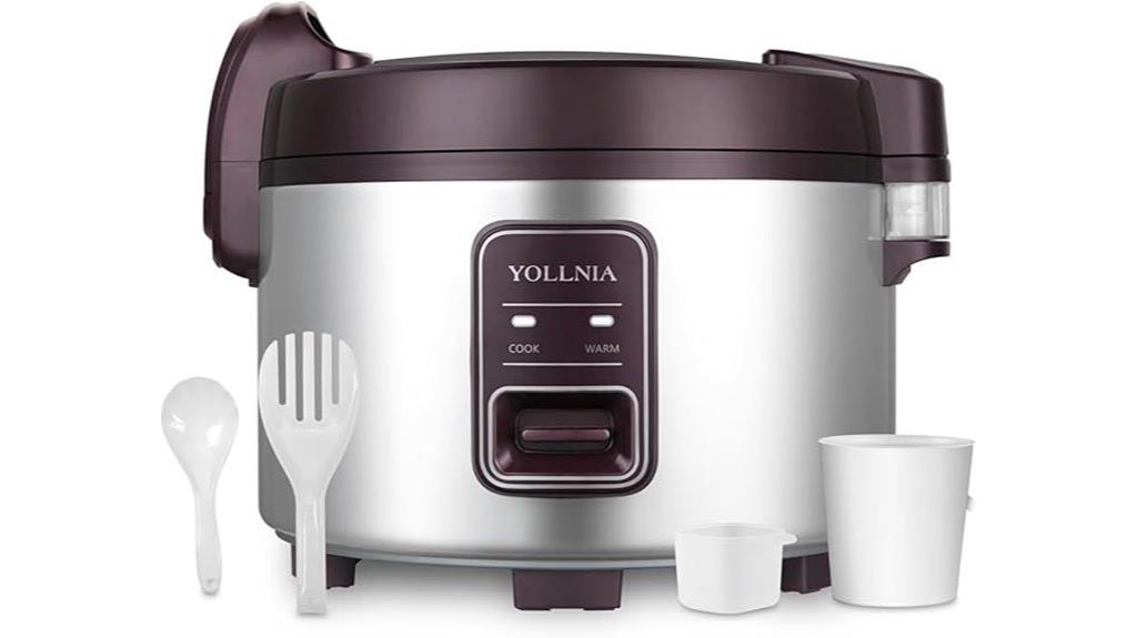 large commercial rice cooker