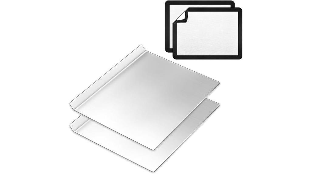 large flat cookie sheets