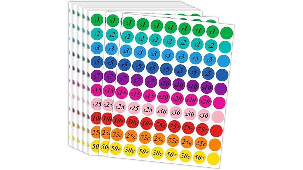 large garage sale stickers