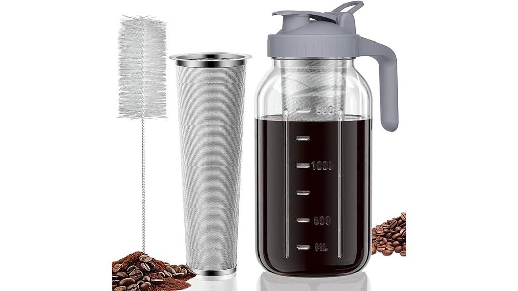 large glass cold brew