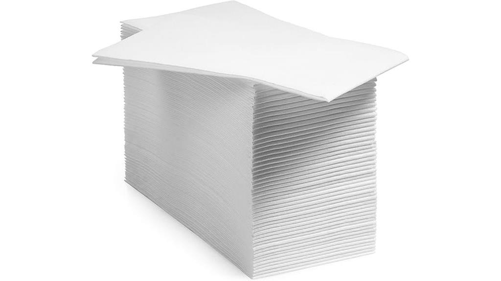 large linen look napkins