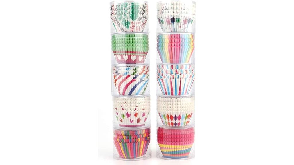large pack cupcake liners