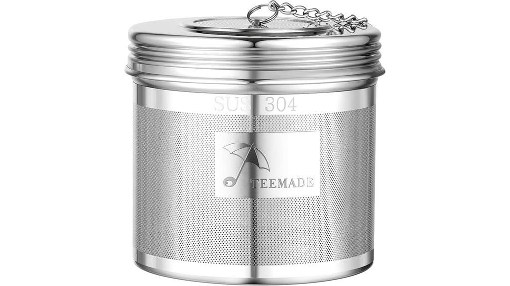 large stainless steel infuser
