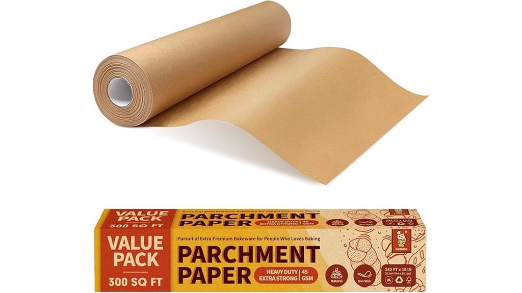 large unbleached parchment roll