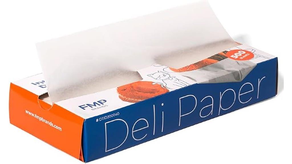 large wax paper sheets
