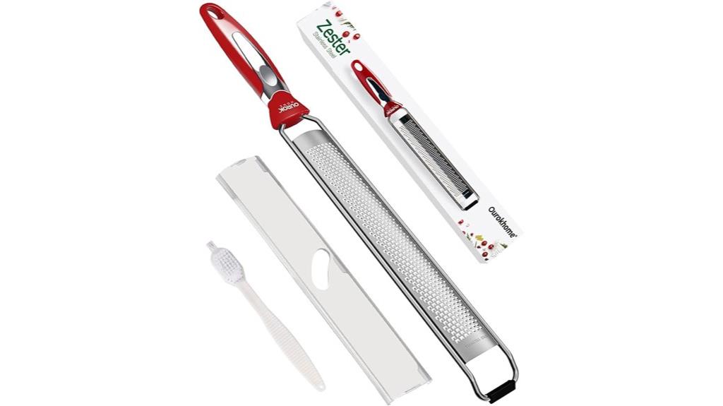 lemon zester with brush