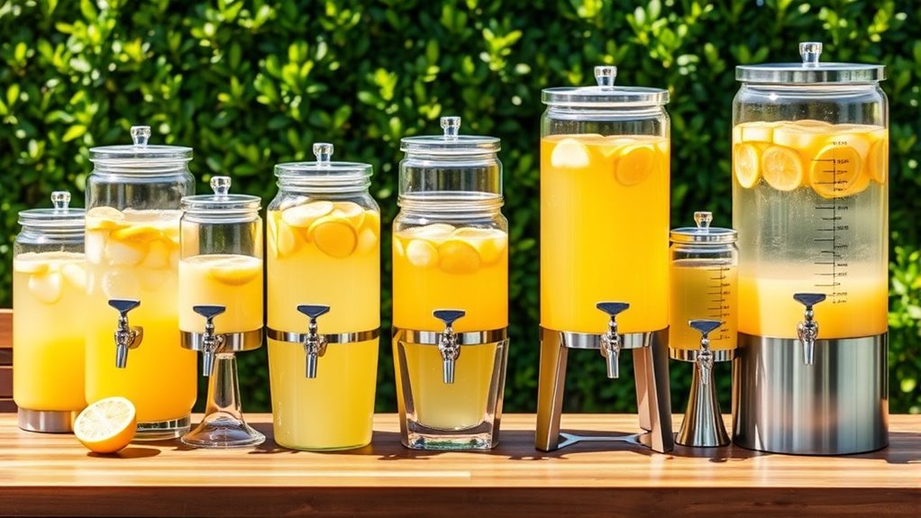 lemonade dispenser selection criteria