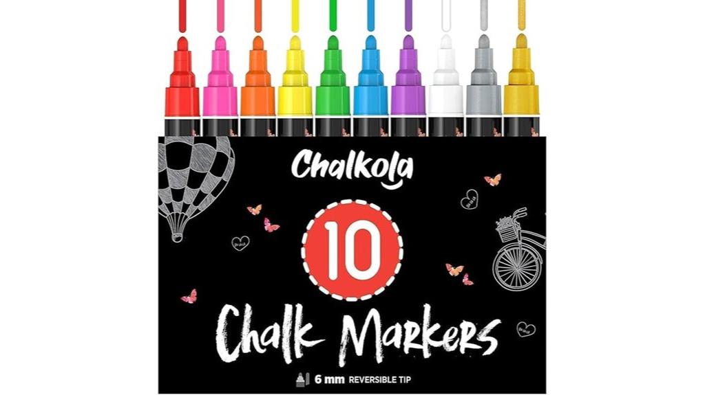 liquid chalk markers 10 pack