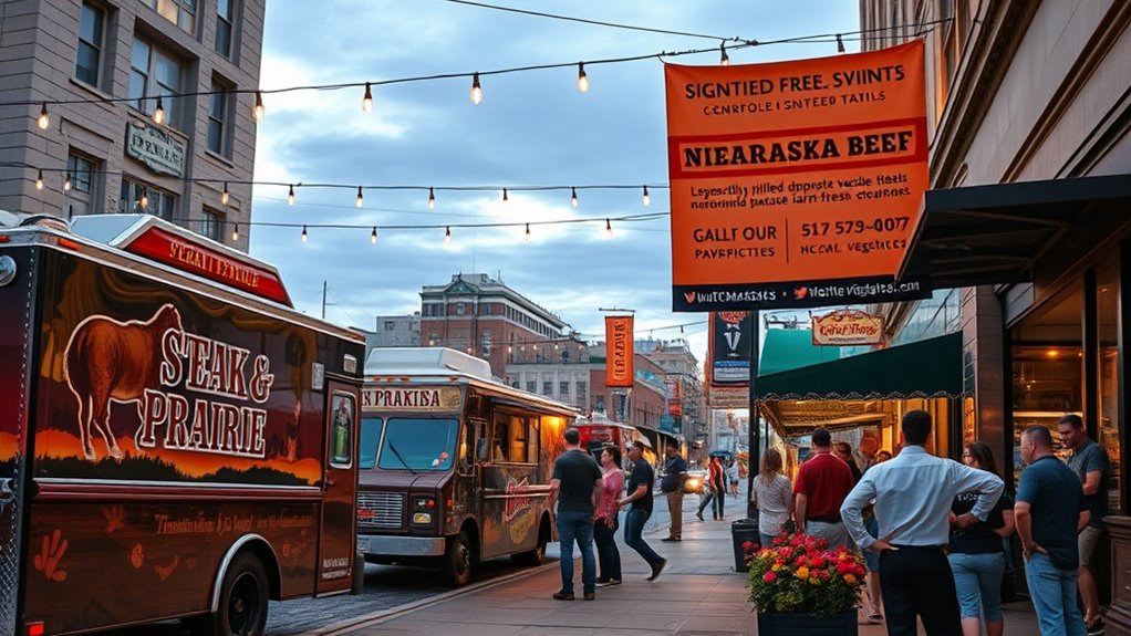 locally sourced gourmet street food