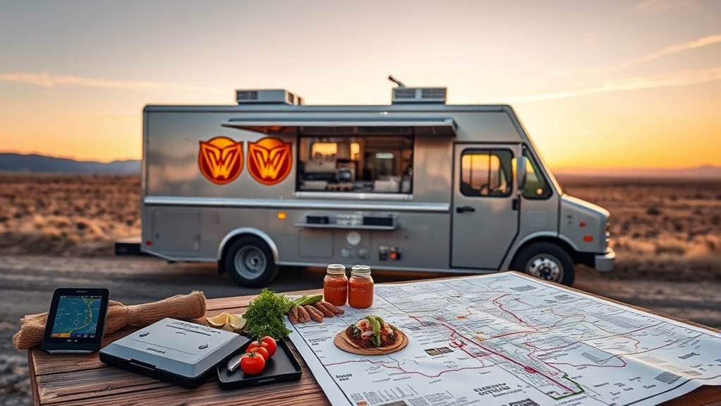 long distance food truck planning
