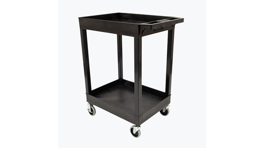 luxor utility cart with casters