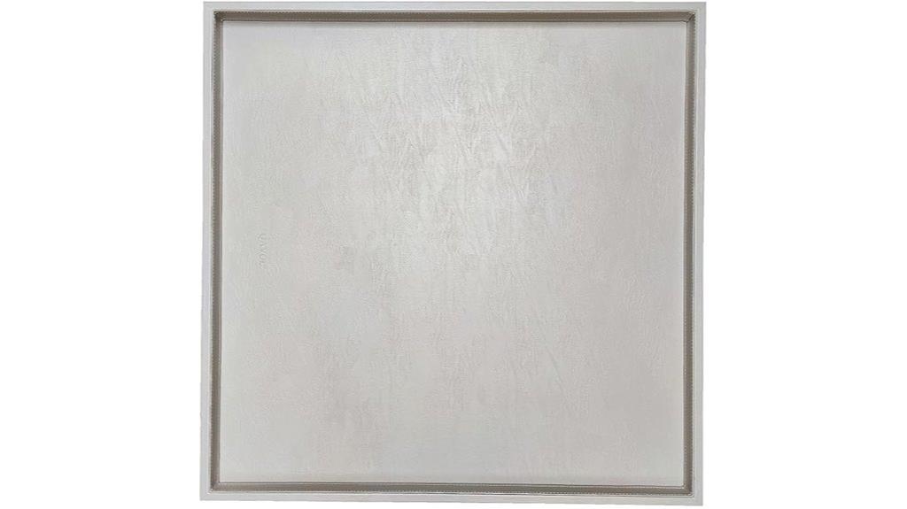 luxury leather square tray