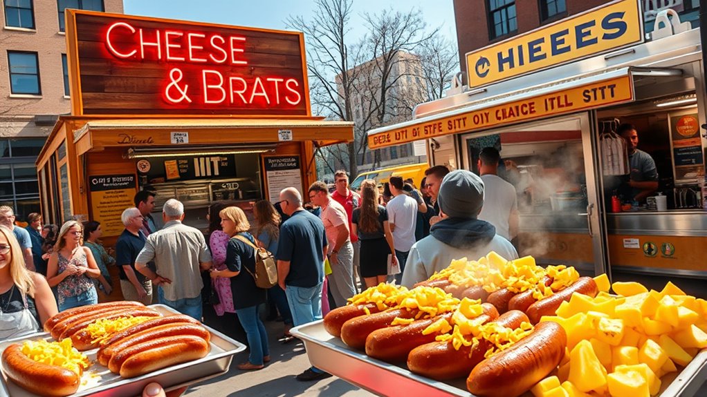 madison cheese brat food trucks