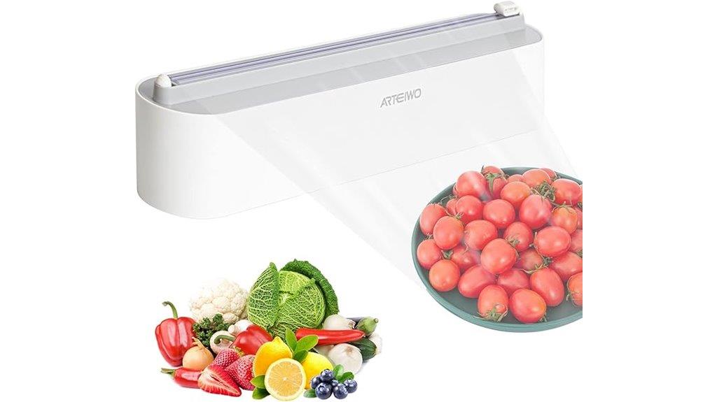 magnetic refillable plastic wrap