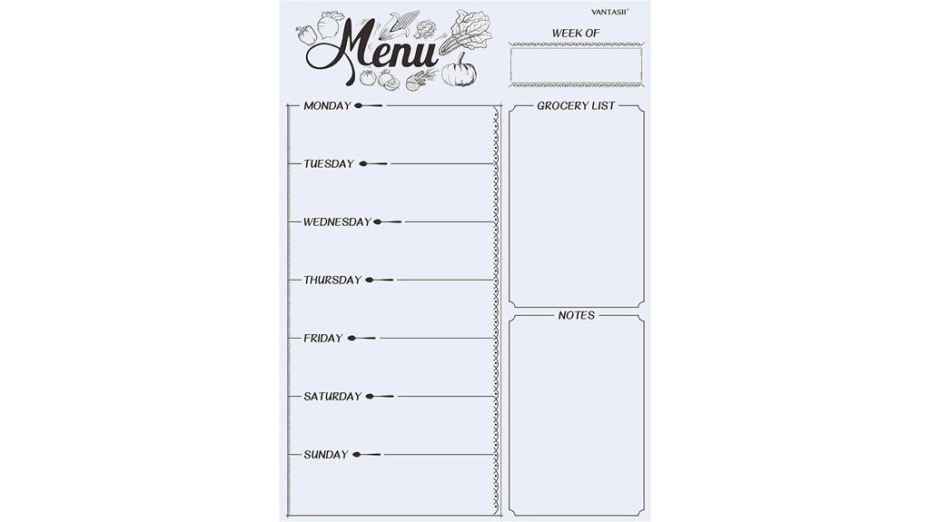 magnetic refrigerator with markers