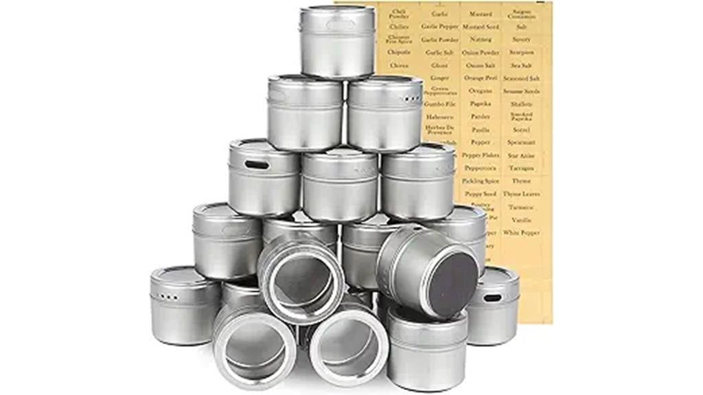 magnetic spice container set