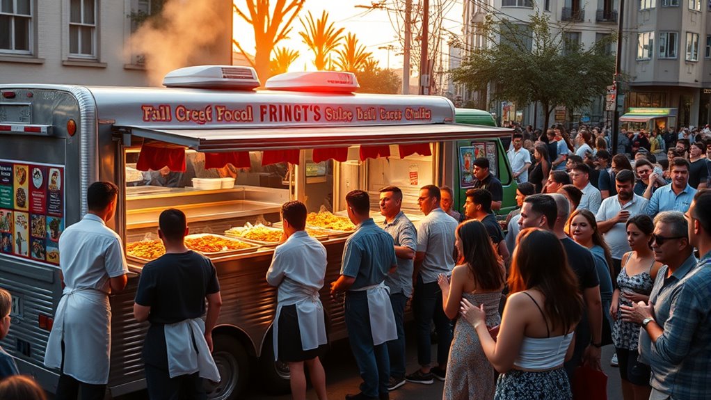 manage food truck peak hours