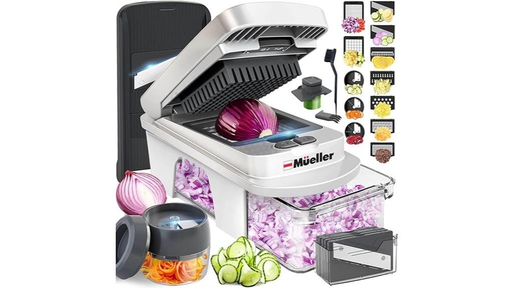 mandoline slicer with container