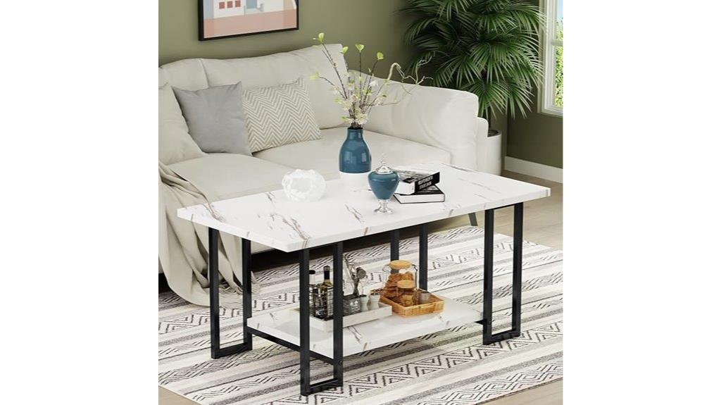 marble coffee table