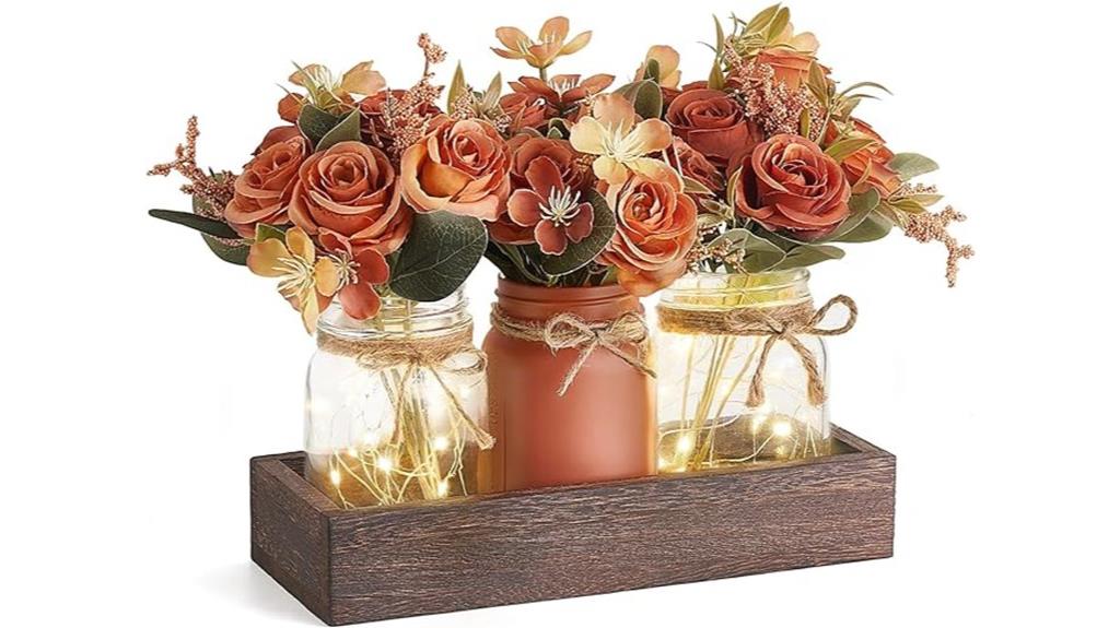 mason jar fall centerpiece