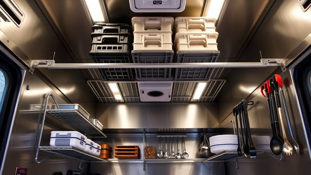 maximize space with overhead storage