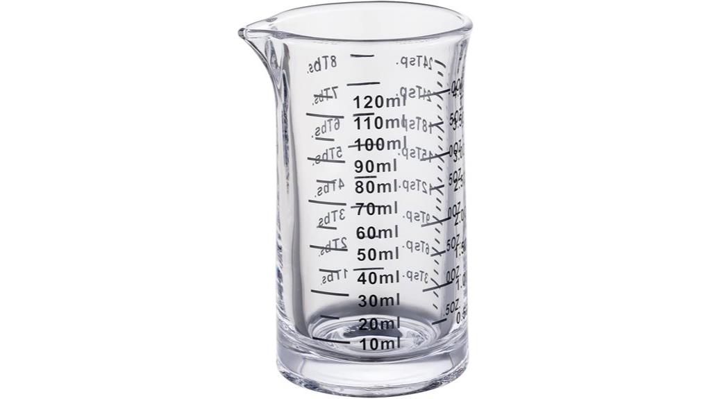 measuring cup with spout