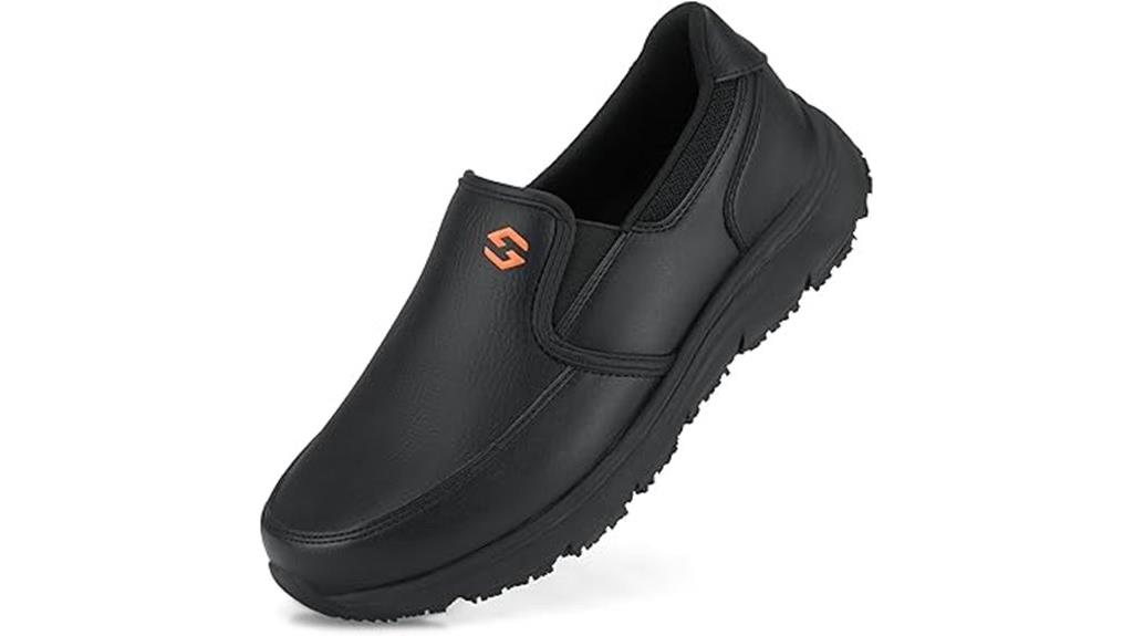 men s leather non slip shoes