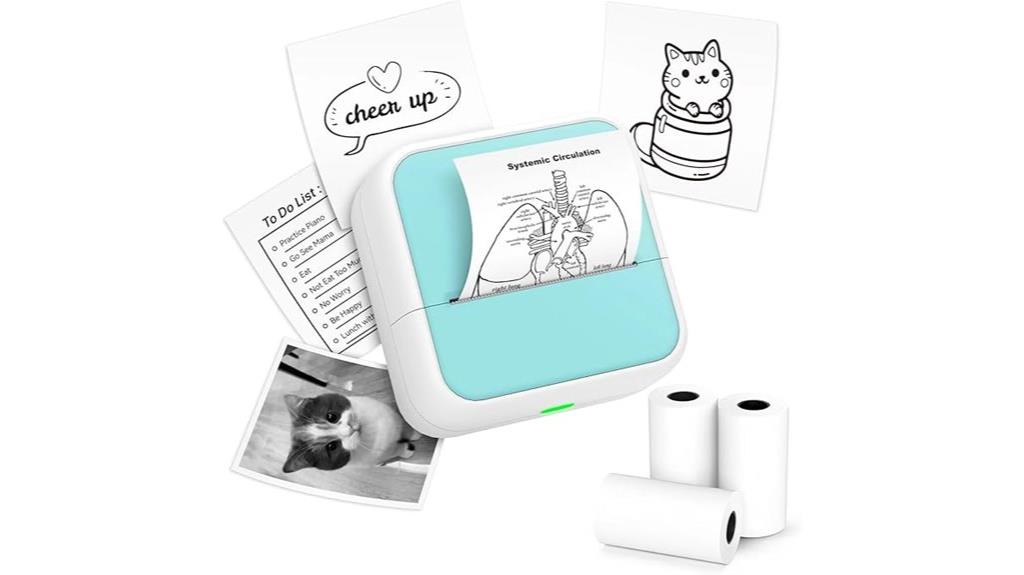 mini bluetooth sticker printer