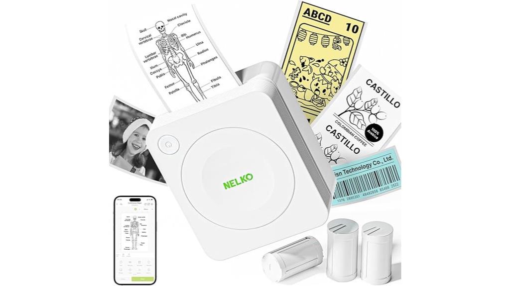 mini bluetooth sticker printer