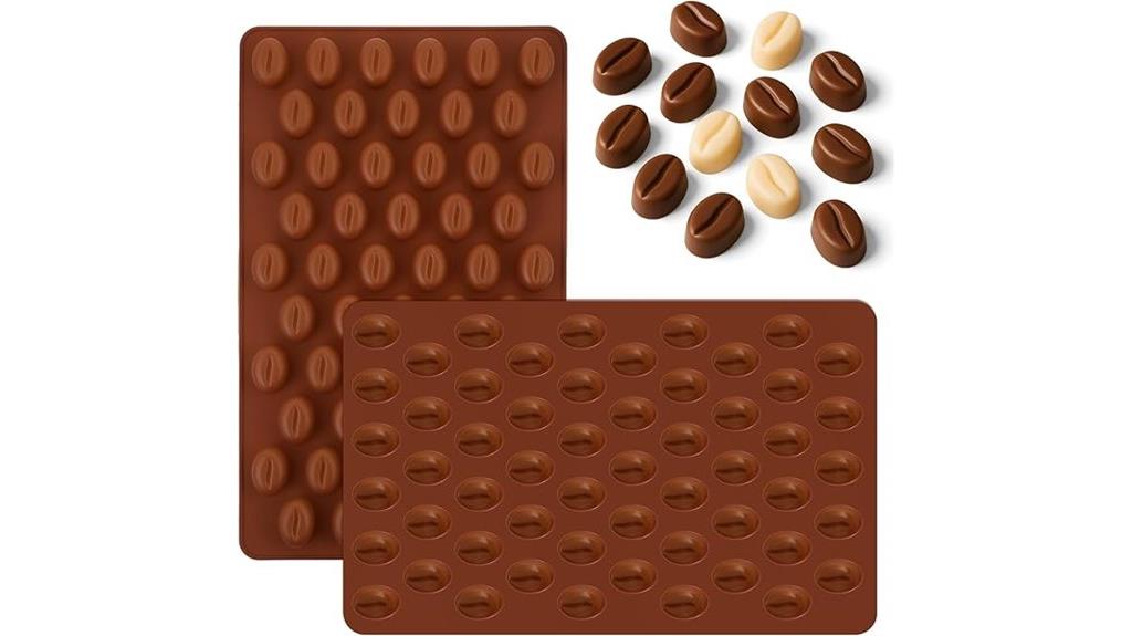 mini coffee bean molds