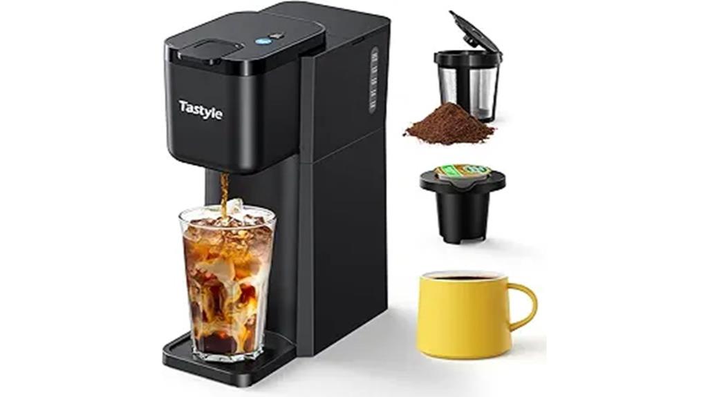 mini coffee maker black