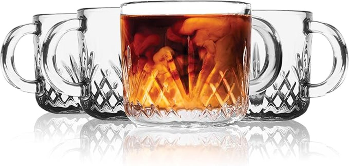 mini glass espresso cups